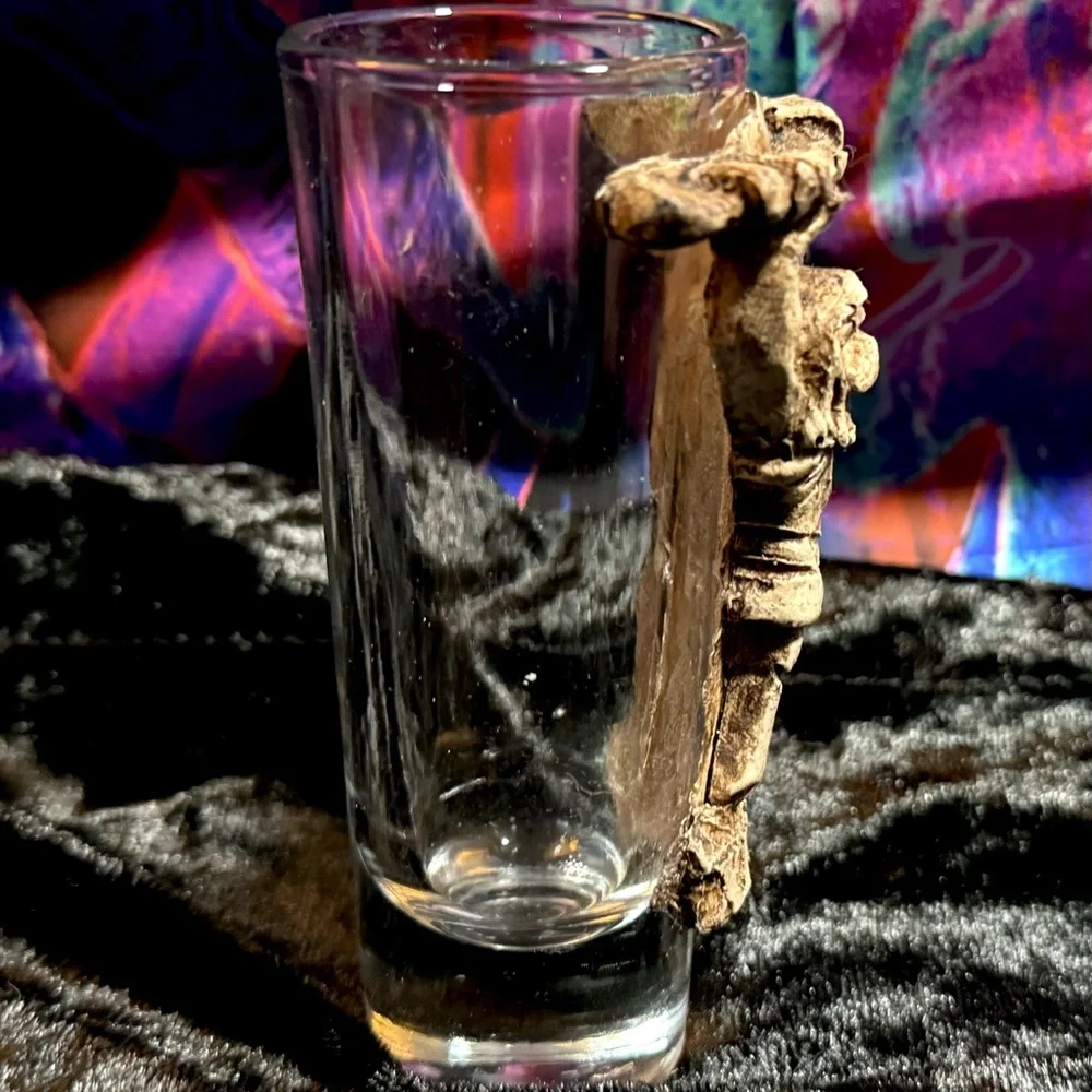 Double Shot Glass Xplor Park Mexico Mayan Ancient Civilization Theme
